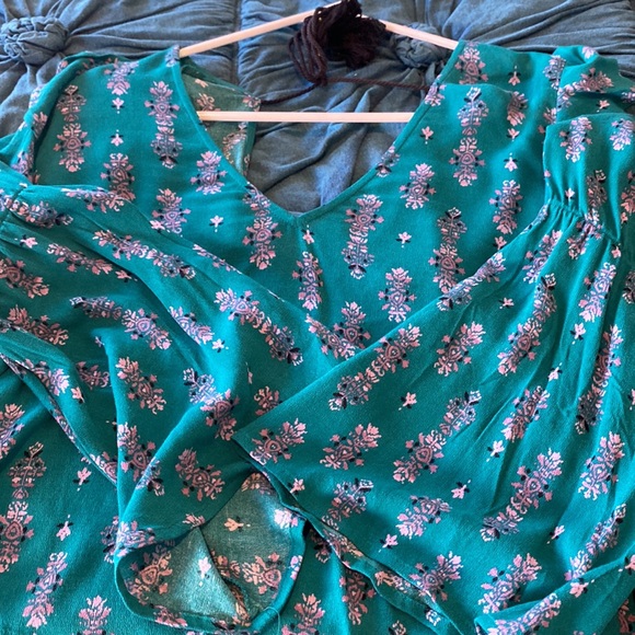 BP teal boho blouse - Picture 9 of 9